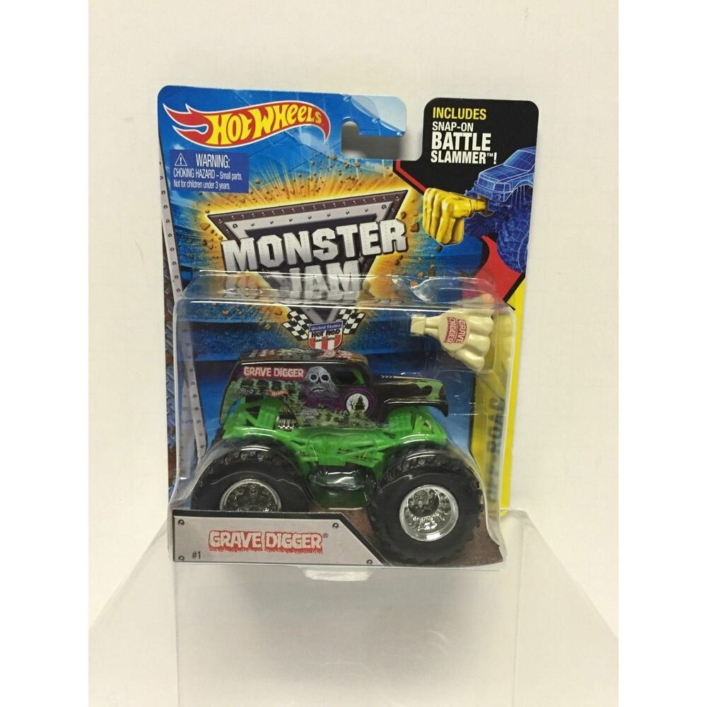 Hot Wheels Monster Jam: Grave Digger #1 1:64 Scale Monster Truck - 2014